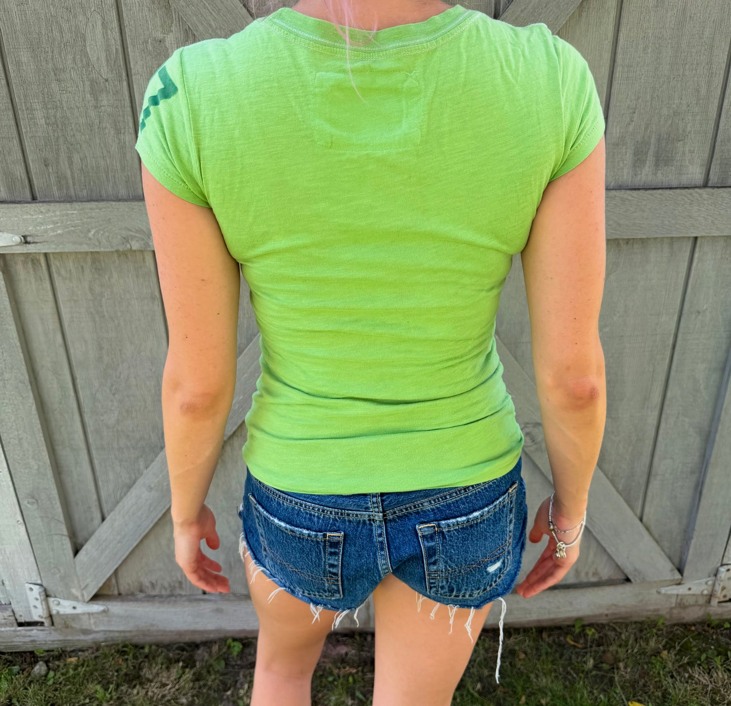 Y2K AEROPOSTALE GREEN TOP