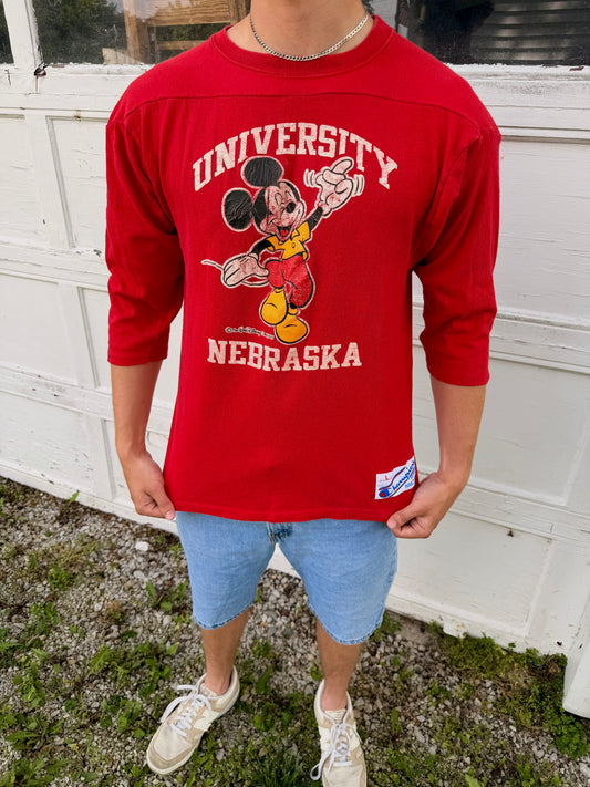 80S MICKEY UNIV. NEBRASKA CHAMPION TAG