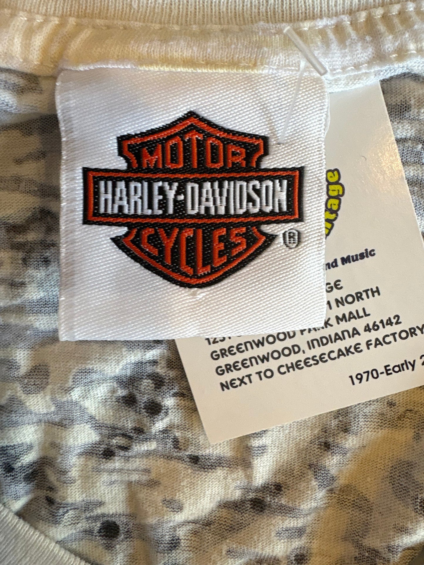 Y2K Harley Davidson Sheer Top