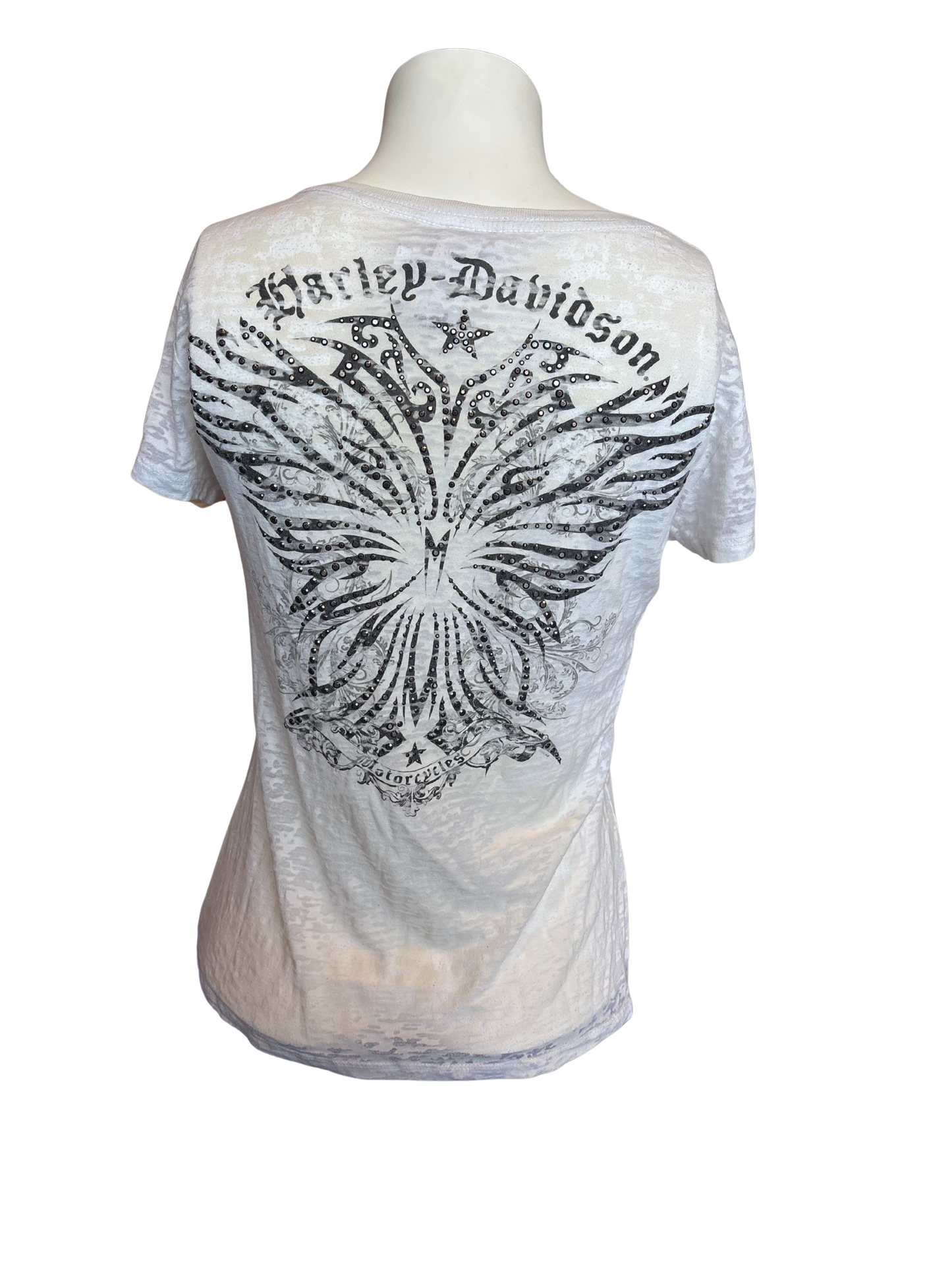 Y2K Harley Davidson Sheer Top