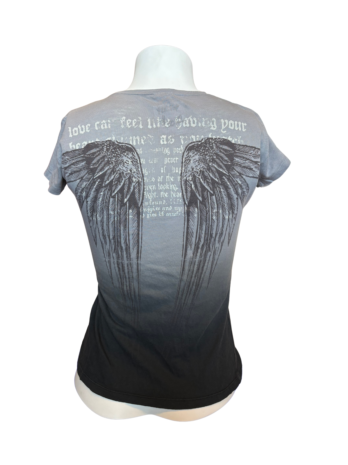 Y2K Angel Wings Top