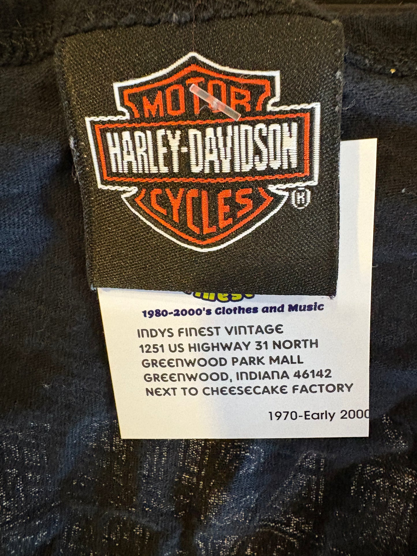 Y2K Harley Davidson Top