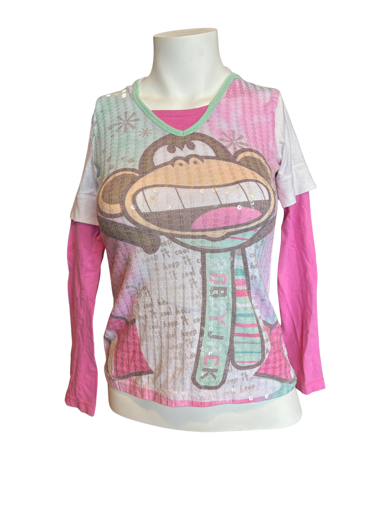 Y2K Bobby Jack Long-Sleeved Hooded Top