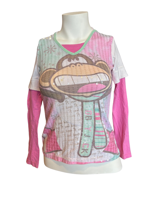 Y2K Bobby Jack Long-Sleeved Hooded Top