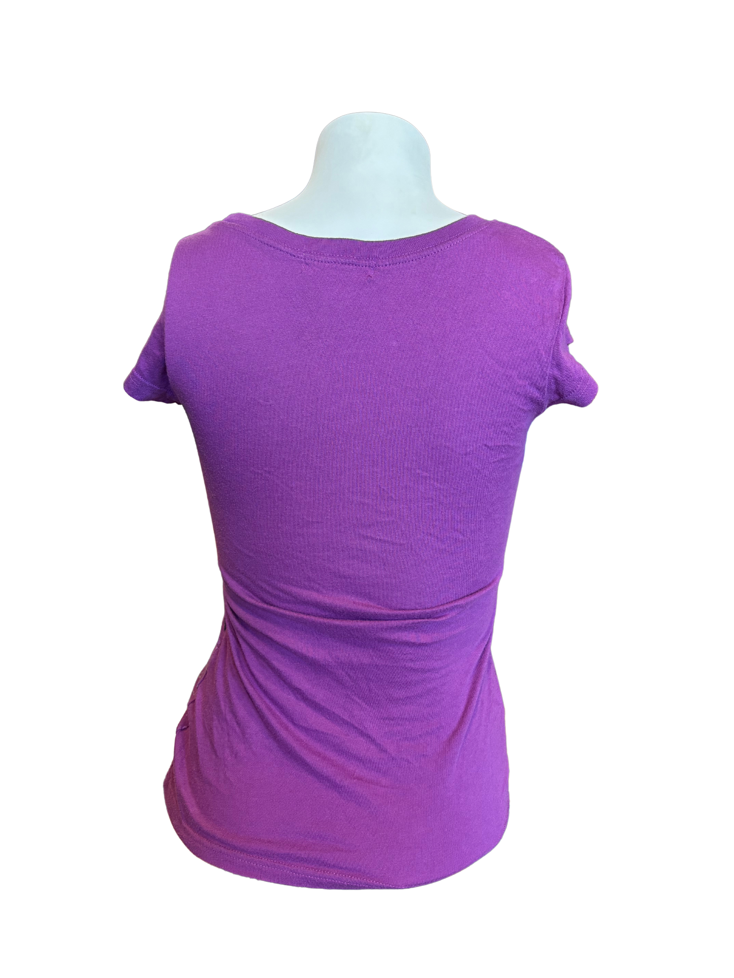 Y2K Purple Grunge Top