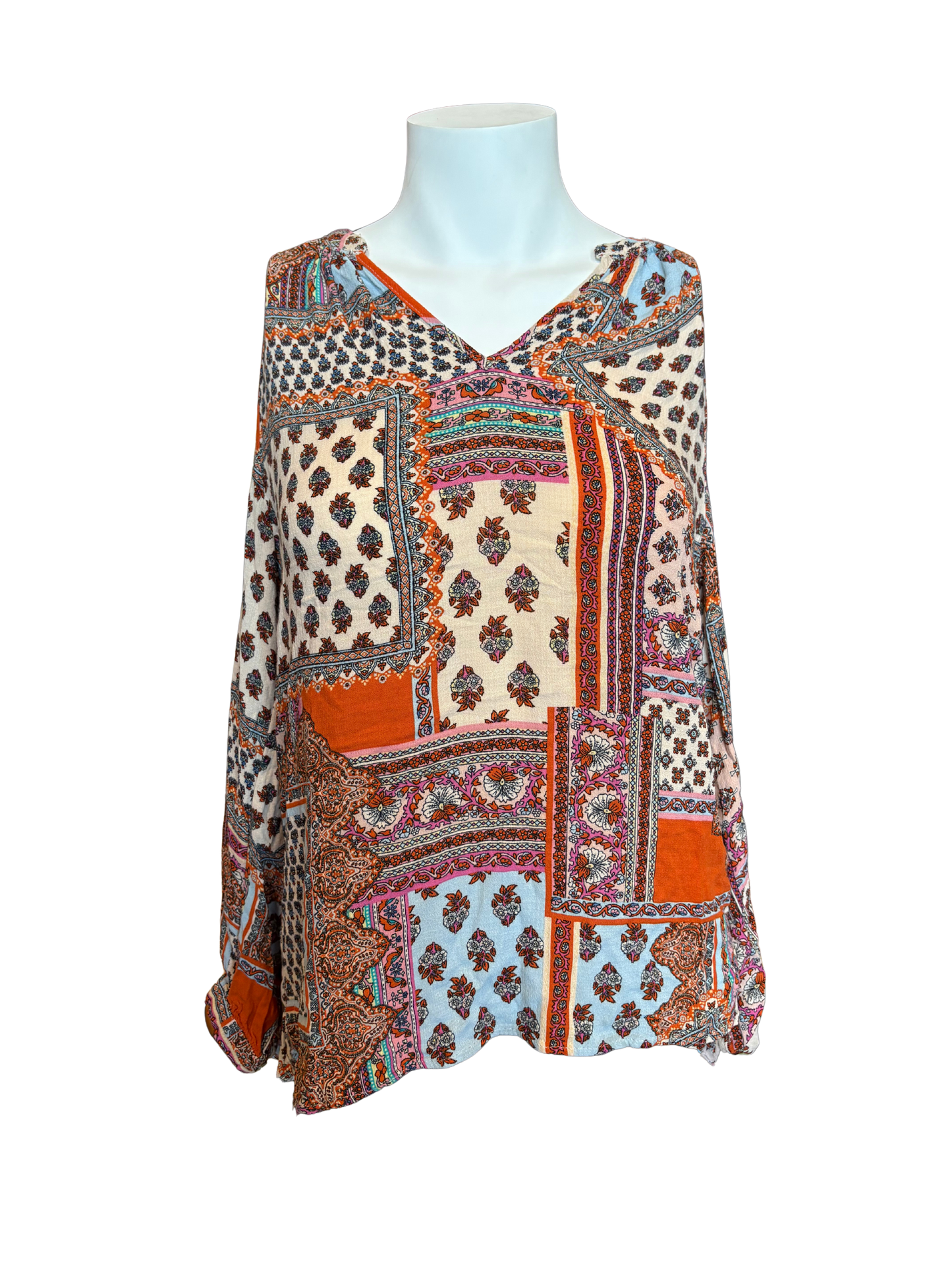 Y2K Christian Siriano Patchwork Top