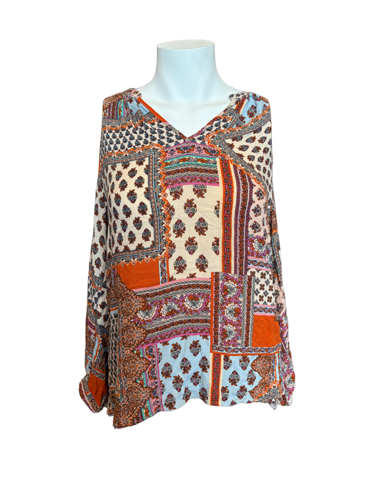 Y2K Christian Siriano Patchwork Top